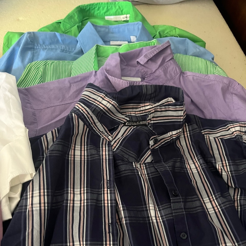17 Woman’s XL NY & company dress shirts. $40 dollars for all plus shipping